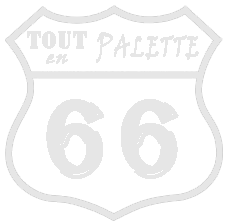 logo tout en palette 66 blanc