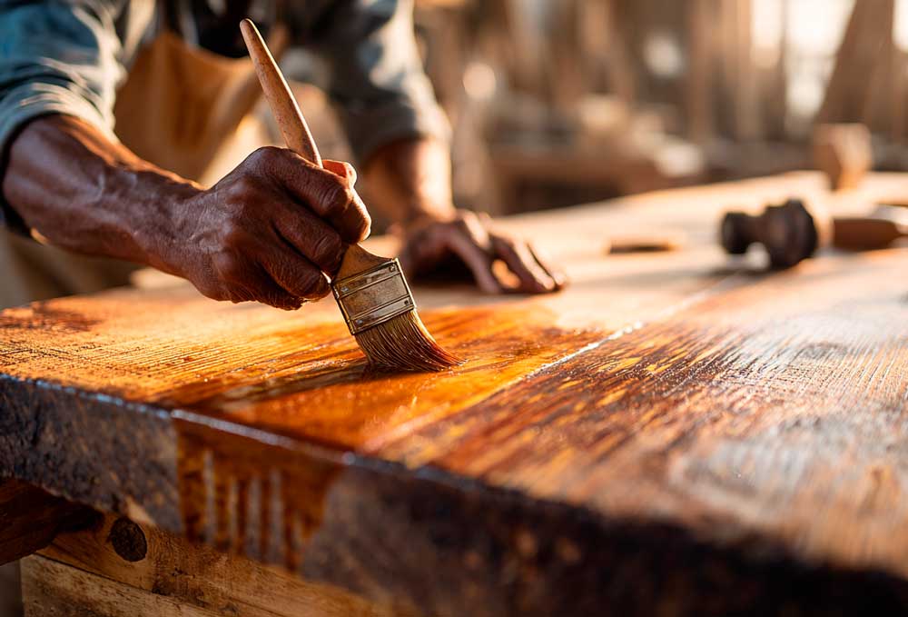 Artisan réalisant un devis meuble sur mesure 66